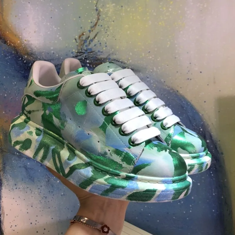 

Кроссовки мужские из натуральной кожи, модная обувь, со шнуровкой, большие размеры, на платформе, роскошные дизайнерские