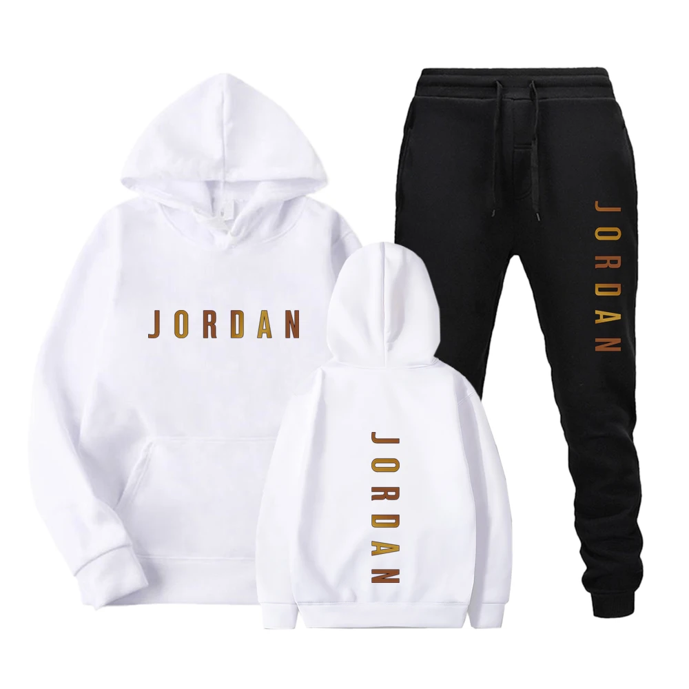 

Men's Clothing Hoodies Pullover JORDAN Printing Autumn And Winter Suit Tops Streetwear Harajuku Graphic Fashion Trend Sets