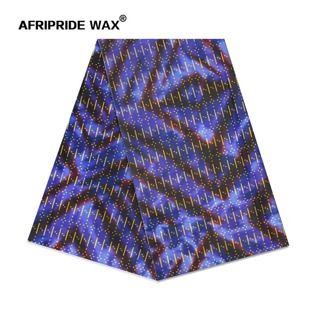 

Latest african ankara print african wax fabric 100% high quality cotton traditionalbatik print craft dobby fabric A18F0660