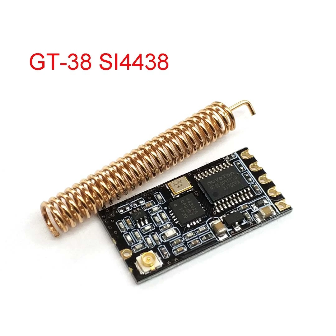 GT-38 беспроводной MCU последовательный модуль SI4438/4463 433 м расстояние 1200 метров интерфейс UART