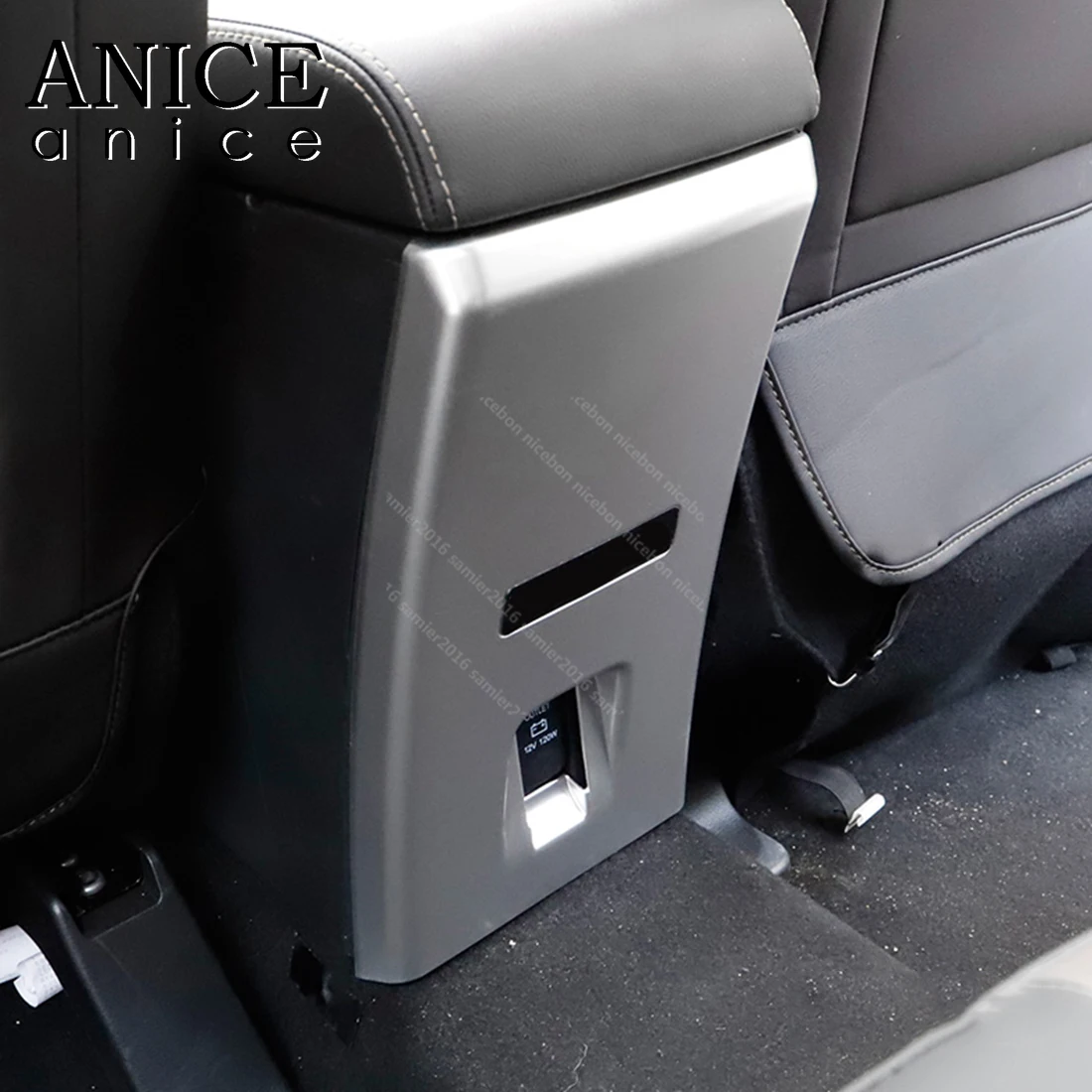 

Carbon Fiber Color Seat Protector Cover for Mitsubishi Eclipse Cross 2018 2019 2020 ABS