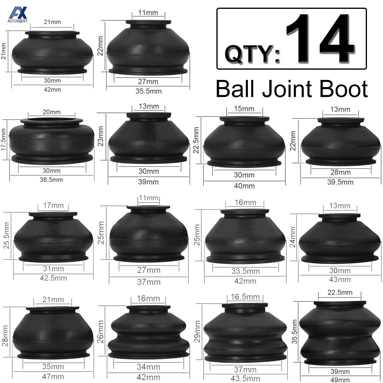 Универсальная автомобильная подвеска 14x Multipack шаровой шарнир рулевого