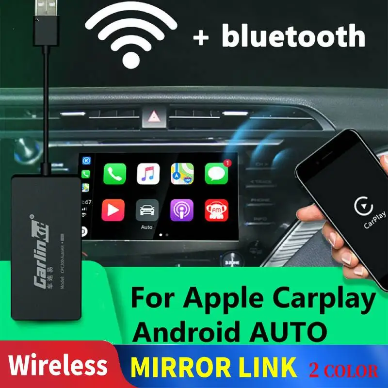 Carlinkit Carplay A3 беспроводной Apple Adaptador Android авто ключ для воспроизведения автомобиля