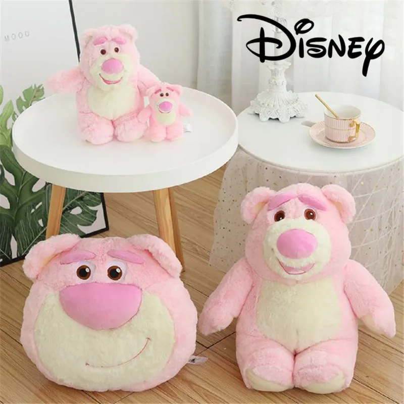

Disney Toy Story3 Lots-o-Huggin Bear Plush Doll Cherry Stuffed Toy For Girlfriend Cartoon Lotso Pink Pillow Cute Plushie Pendant