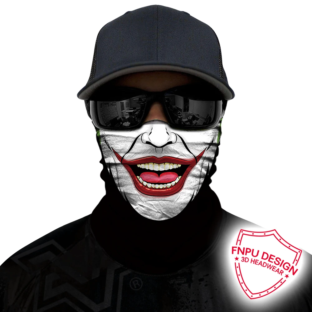 Бесшовные 3d банданы шейный обогреватель труба для езды на велосипеде зимняя