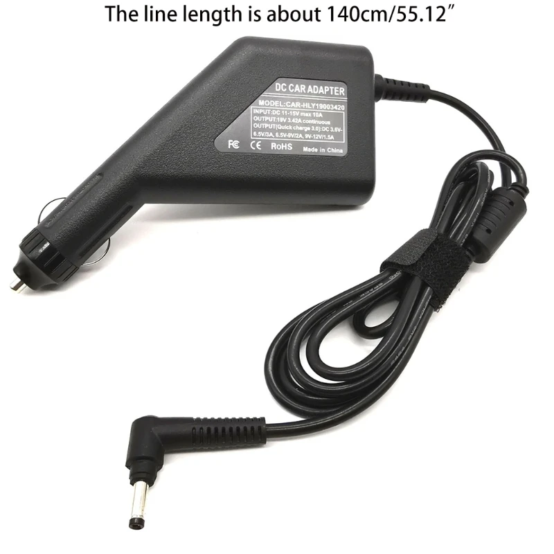 

DC Adapter Power Laptop Supply USB 3.42A 19V 4.0x1.7mm for UX32A UX42 U38D Power Cord DC Charger Adapter QXNF