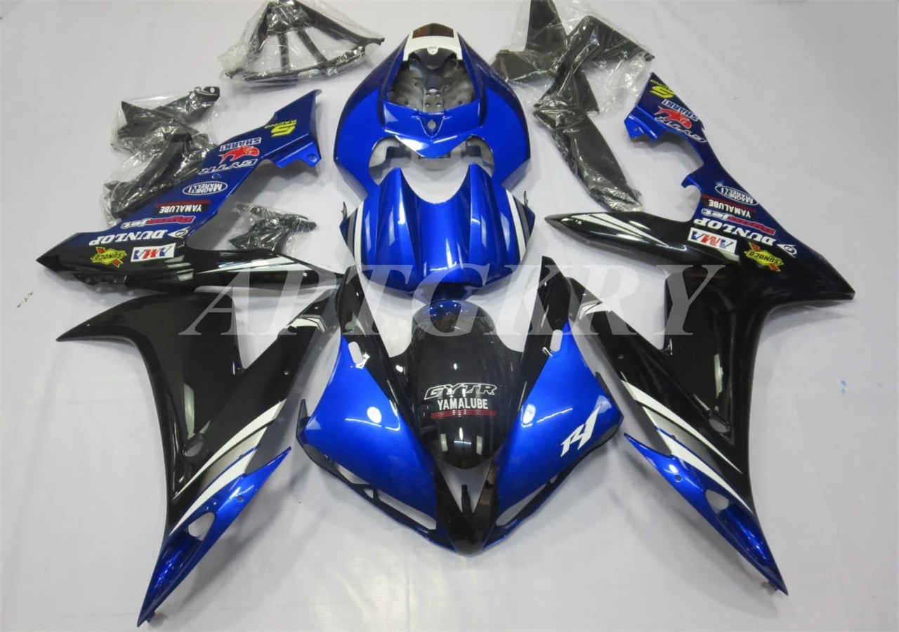 

New ABS Plastic Shell Motorcycle Fairing kit Fit For YAMAHA YZF R1 2004 2005 2006 YZF-R1 YZF 1000R Blue Black
