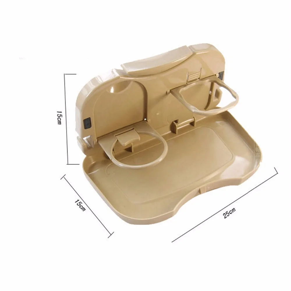 Автомобильный поднос подставка для еды напитков на заднее сиденье держатель