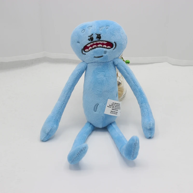 23cm Sad Новинка, 18 см, забавные плюшевые игрушки Rick And Morty, кукла, милый Пикл Рик, плюшевая мягкая подушка, мягкие игрушки для детей, детские рождественские подарки - Цвет: 23cm Sad