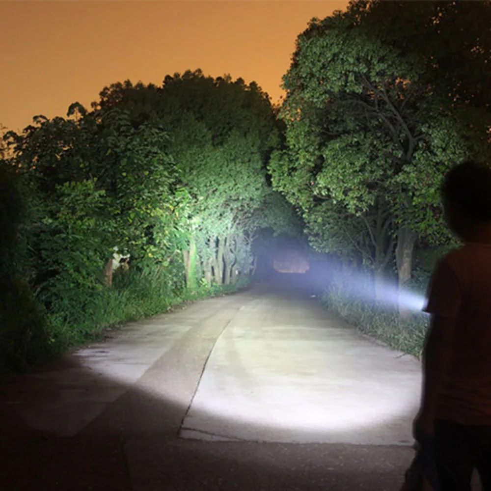 Портативный тактический светодиодный фонарик с функцией внешнего аккумулятора