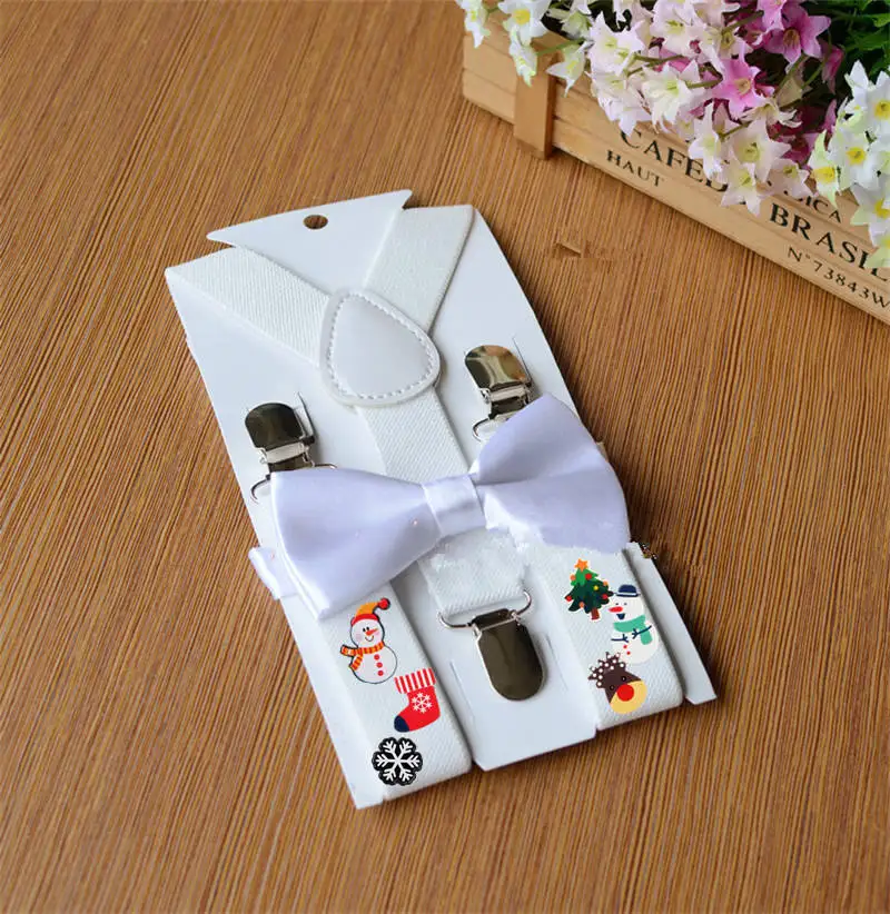 4 цвета Классическая Детская рубашка на подтяжках с 3 зажимами в виде