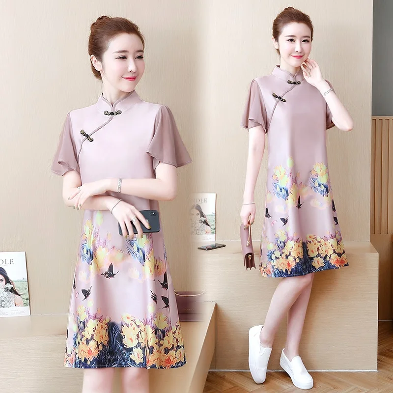 Новое поступление 2020 восточное платье Чонсам современное китайское Qipao