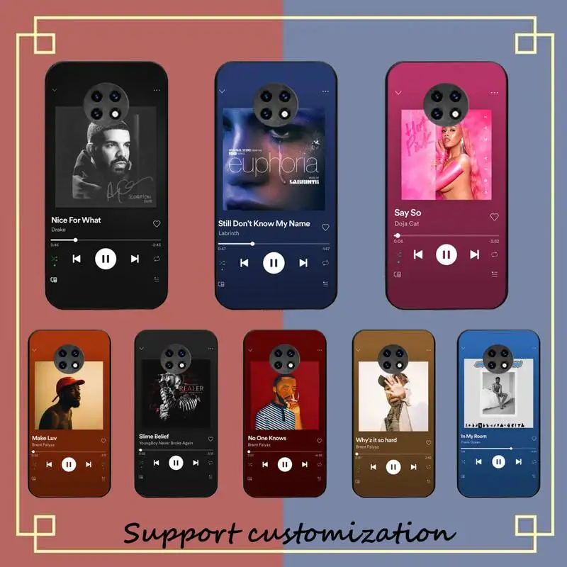 

Aesthetics Songs Lyrics Aesthetic Phone Case For Xiaomi Redmi Note8A 7 5 Note8pro 8T 9Pro note 6pro Capa