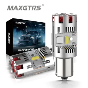 2x CANBUS Bau15s PY21W 7507 3570 Светодиодная лампа Янтарный сигнал поворота автомобиля без ошибок гипер-вспышка встроенный резистор 1156 желтая лампа