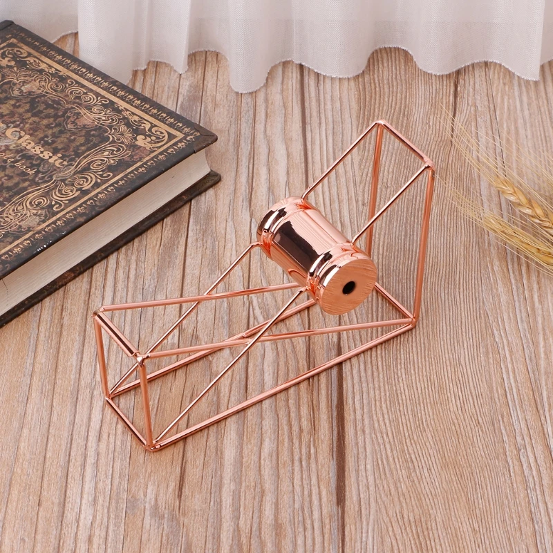 

Rose Gold Hollow Tape Cutter Washi Storage Organizer Stationery Office Supplies