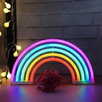 new cute rainbow neon sign led rainbow light lamp for dorm decor rainbow decor neon lamp wall decor