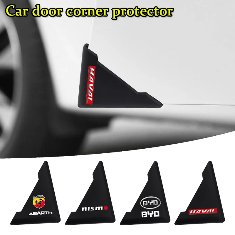 

2Pcs Car Logo Door corner Protection Stickers Auto Decals For Ford Accessories Focus Mk2 Mk3 3 2 1 Mk4 Fiesta Kuga Crown Taurus