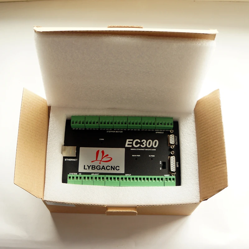 NVEM EC300 upgrade Mach3 CNC плата управления движением Ethernet 3/4/5/6 Axis 300KHz 24VDC Поддержка
