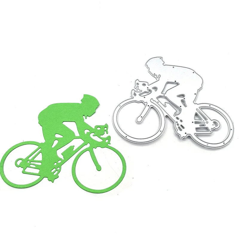 

Julyarts Riding A Bike Scrapbooking Cutting Dies Die Cutting Dies Decoration Scrapbook Paper Craft Knife