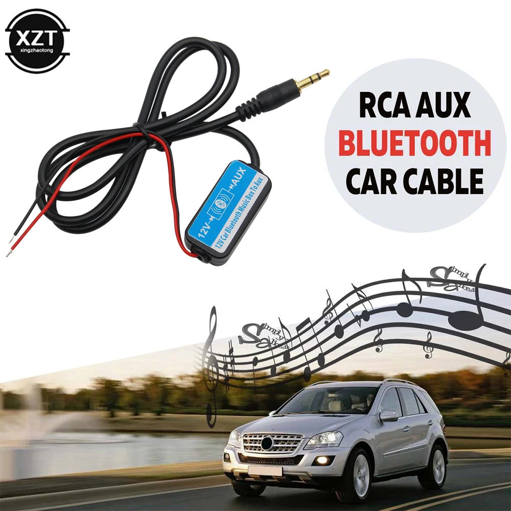 

Universal Car Bluetooth-compatible Wireless Connection Adapter With 2 RCA AUX IN Music Audio Input Wireless Cable For Truck Auto