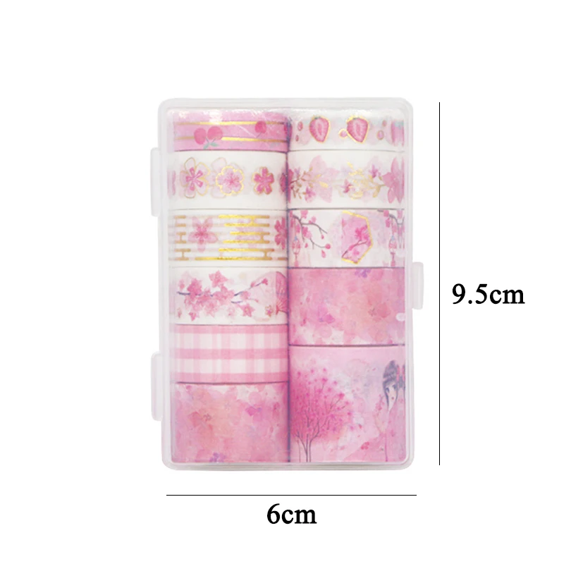 Набор декоративного скотча Васи декоративная клейкая лента 11 рулонов школьные