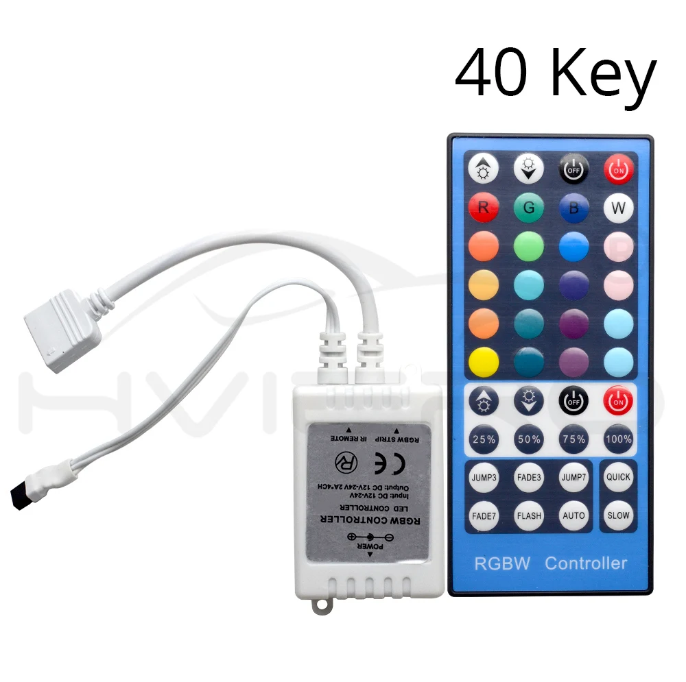 RGB светодиодные лампы 24 клавиши 44 ИК контроллер дистанционный диммер вход DC 12 В 3 5A