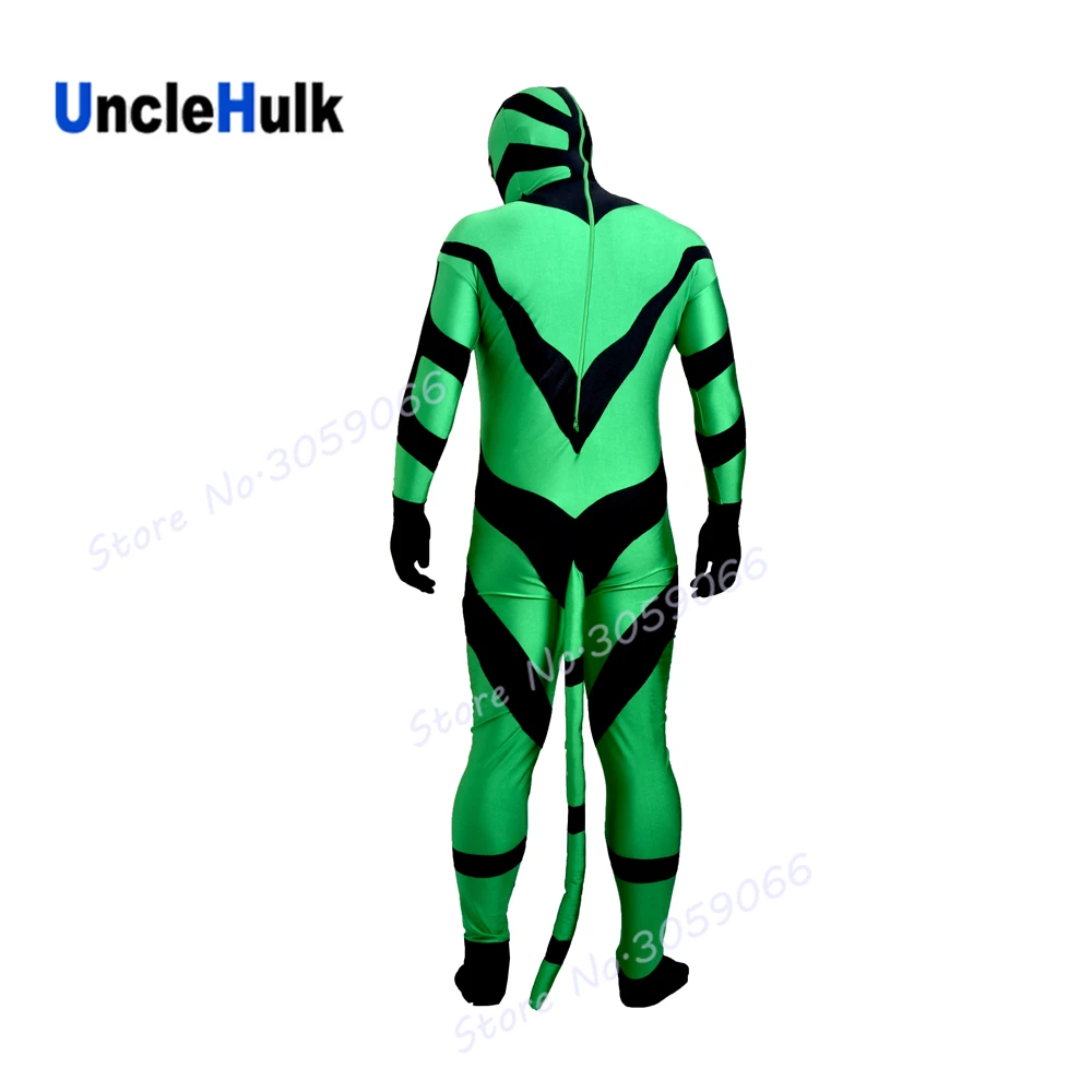 Dyna мужские солдаты из спандекса костюм зентай с хвостом-PR9804 | UncleHulk