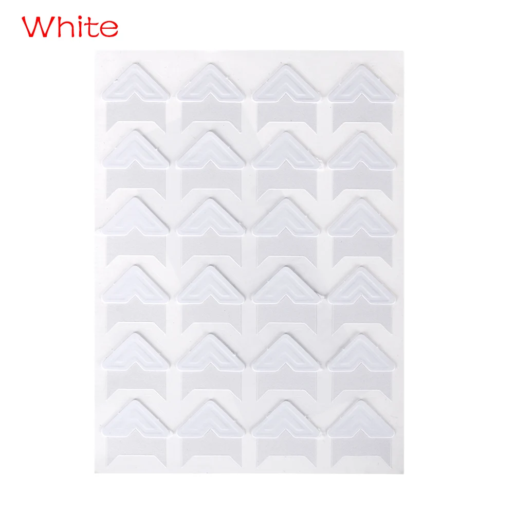 White1 72 шт. фотоальбом скрапбук фото уголок протекторы DIY ручной работы наклейки декор для скрапбукинга - Цвет: White1