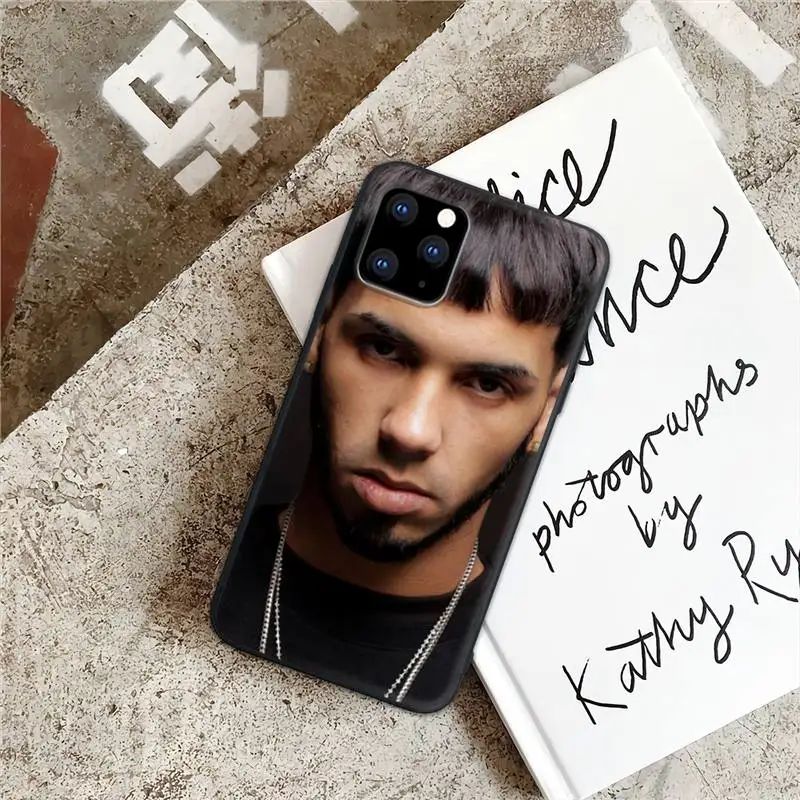 

Anuel AA Real Hasta La Muerte Black Silicone Mobile Phone Cover For IPhone 12 11 Pro Max Xs X Xr 7 8 6 6s Plus 5 5s Se 2020 Case