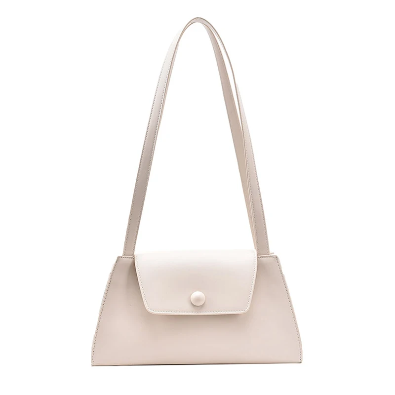 

Elegant Female Tote Armpit bag 2020 Fashion New Quality PU Leather Women's Designer Handbag Vintage Solid color shoulder bag