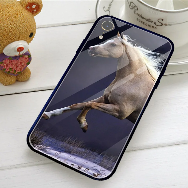 Мобильный телефон из закаленного стекла чехлы для iphone 5 5S SE 2020 10 8 7 Plus 6 6S бега с