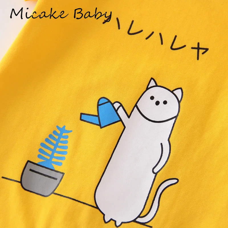 Комбинезон для маленьких девочек 0 15 месяцев комбинезон с рисунком кота