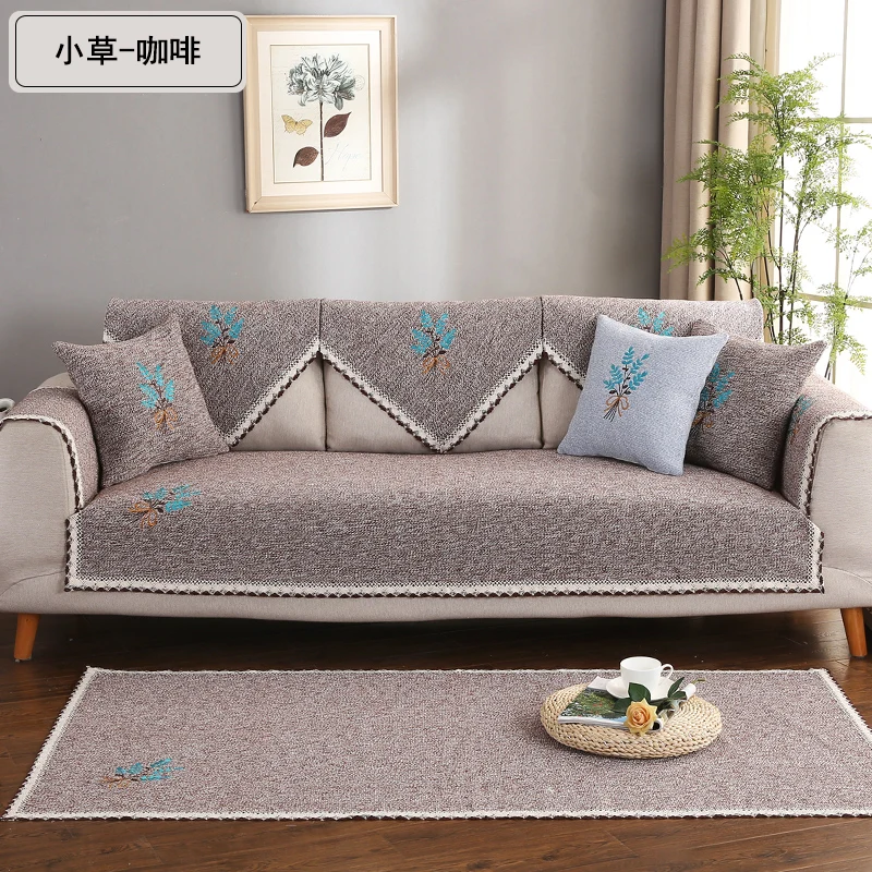 Чехол для дивана из хлопка/линий защита от грязи новинка 2019 мягкие Нескользящие