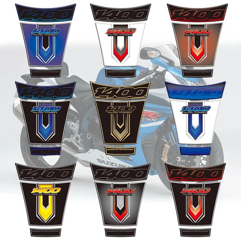 3D-наклейки на топливный бак мотоцикла защитные наклейки для Suzuki GSX 1400 GSX1400 2001 - 2008