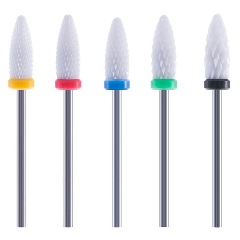 Super 1pcs Milling Cutter For Manicure Ceramic Mill Machine Set Pedicure Electric Nail Files Drill Bit | Красота и здоровье