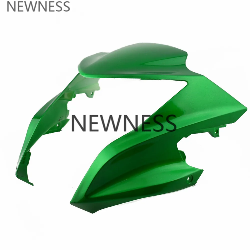 Верхний передний налобный фонарь для Kawasaki ER6N 2012-2016 13 14 15 зеленая черная крышка