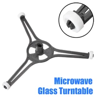 mayitr microwave ring roller support glass turntable plate holder stand wtriple arm for home kitchen cookware tool
