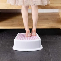 plastic stool bathroom hand washing bath stepping pad footstool short baby non slip children small platform kids furniture