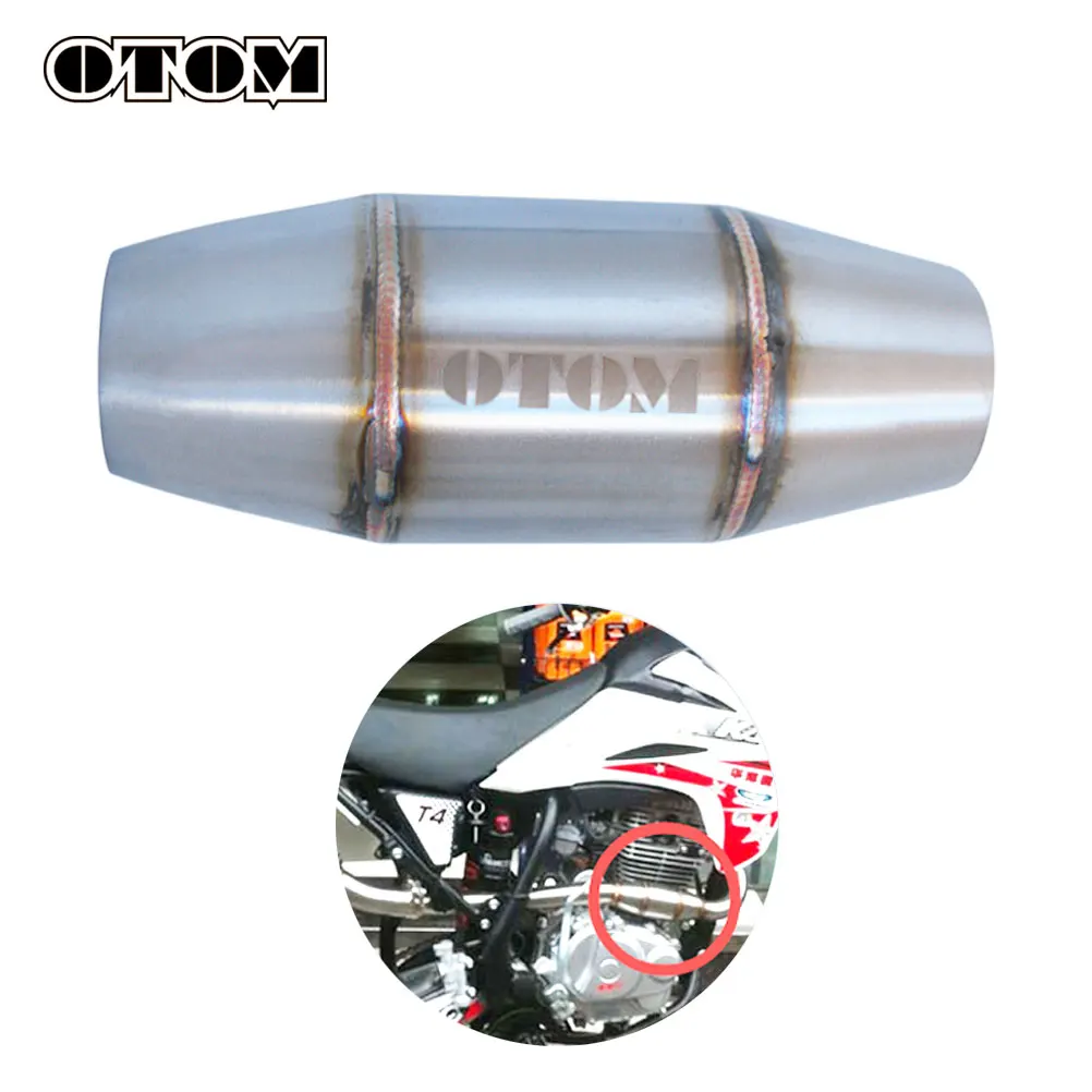 

Выхлопная труба OTOM для мотоцикла, большой и маленький модифицированный глушитель из нержавеющей стали для KTM HONDA KAWASAKI SUZUKI
