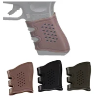 tactical rubber pistol grip glove gun glock holster handgun sleeve cover protect anti slip airsoft hunting accessories for glock