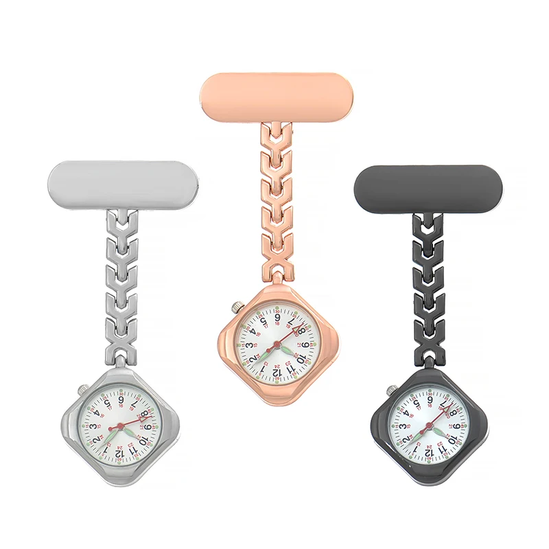 Квадратные часы для медсестры нагрудные карманные часы-брелок медицинские