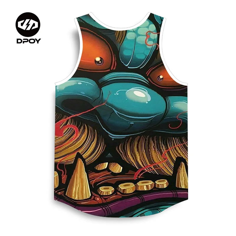 

dpoy original design art comics funny basketball vest male loose art creativity high street style leisure