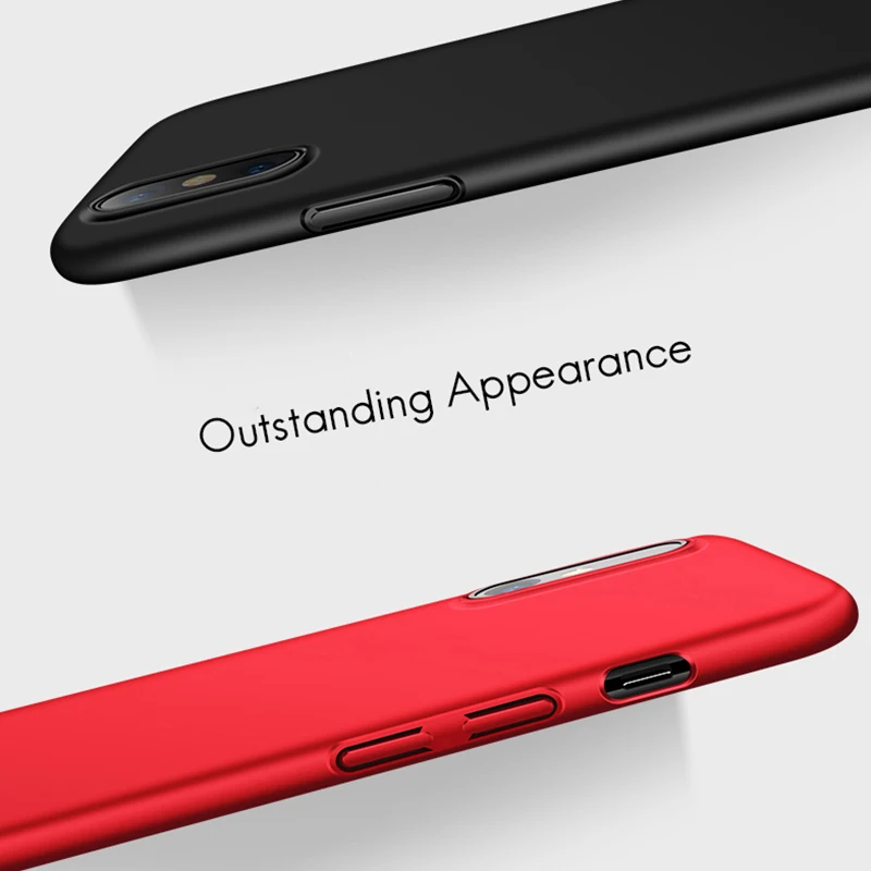 Чехол для iPhone 11 Pro Max XR XS MAX X R S тонкий матовый жесткий чехол из ПК 7 8 6 6S PLUS мобильный