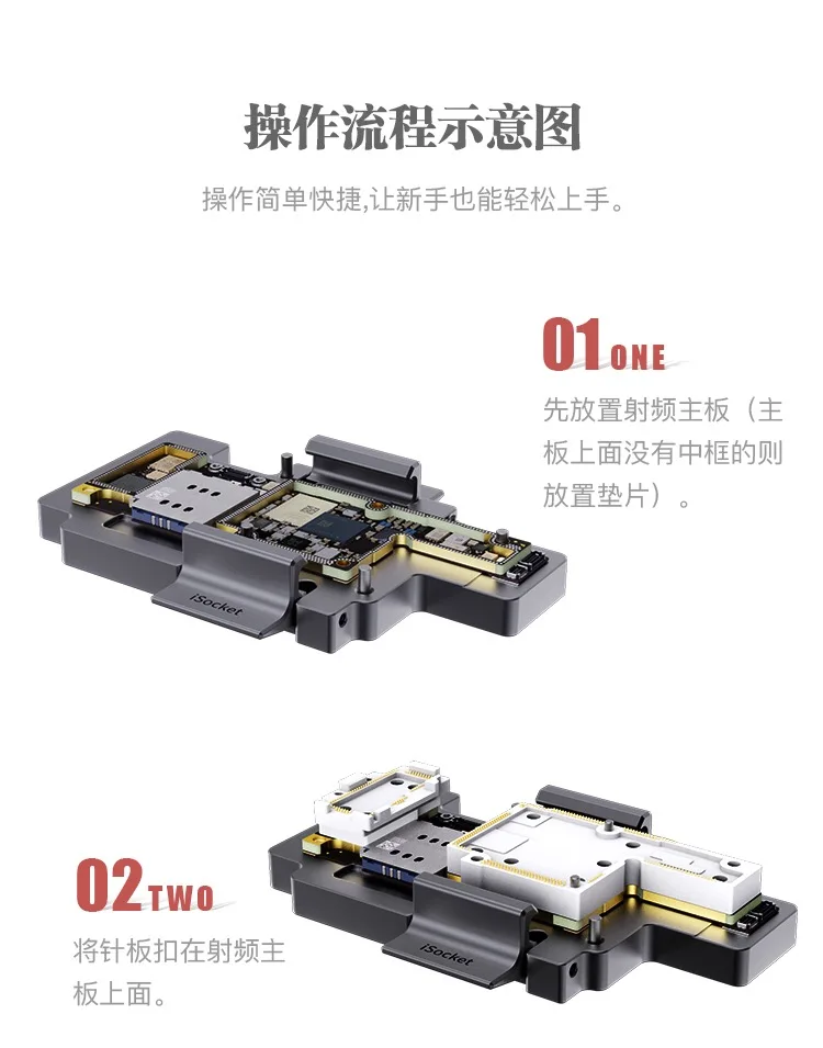 QIANLI isoket для iPhone x xs/xs max материнская плата тестовое приспособление для IPHONEX двухслойная Материнская плата Тестер функций