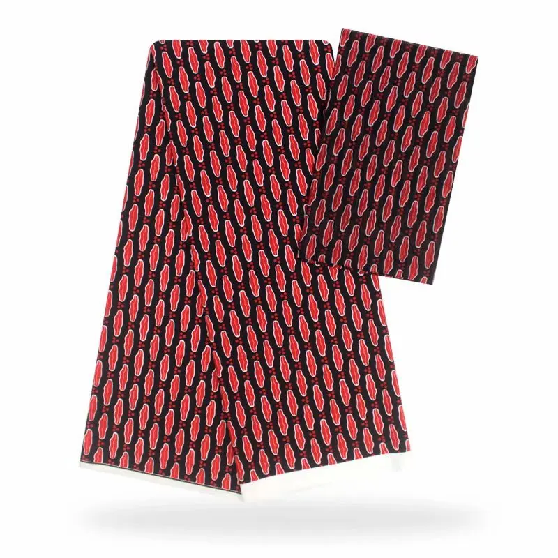 Горячая Белый и черный Audel воск ткань шитья шелк атласная шифоновая 4 + 2 ярдов