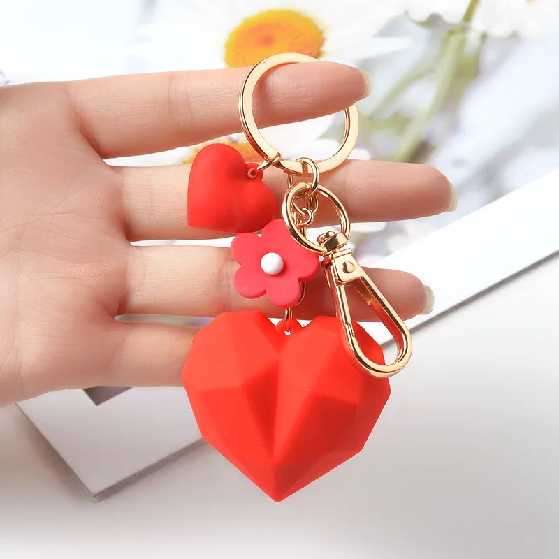 Креативная Геометрическая подвеска в виде сердца персика для девушки которую вы