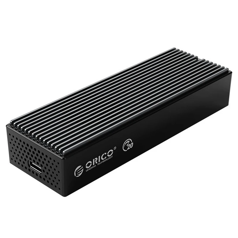 

ORICO Mobile Hard Disk Box M.2 NVMe SSD USB3.2 Interface External 20Gbps High-Speed Reading Hard Disk Box with Built-in Fan