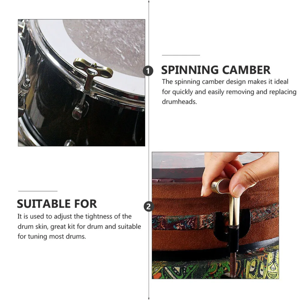 Универсальный металлический барабанный тюнер для настройки ключа прочный