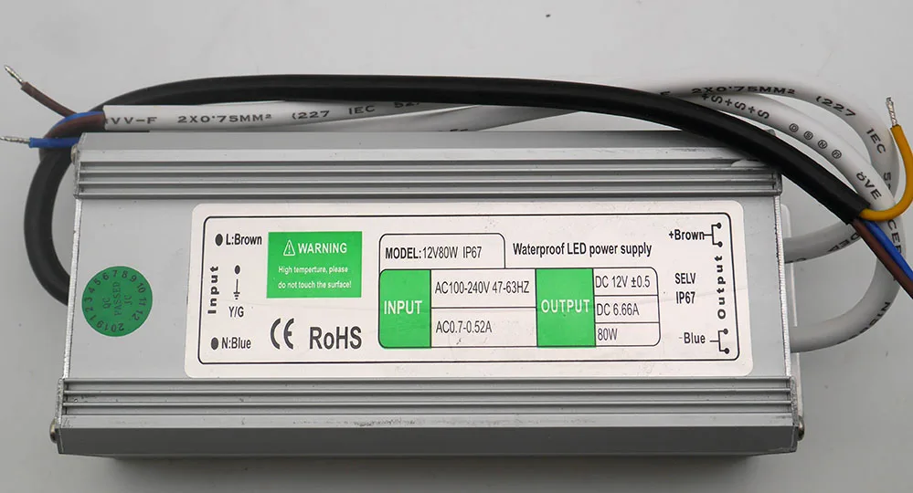 DC12V 24В 10 Вт/15 Вт/20 Вт/30 Вт/36/45 W/50 W/150 W Светодиодный Питание адаптер Водонепроницаемый IP67 Светодиодный драйвер Трансформатор для светодиодные ленты светильник