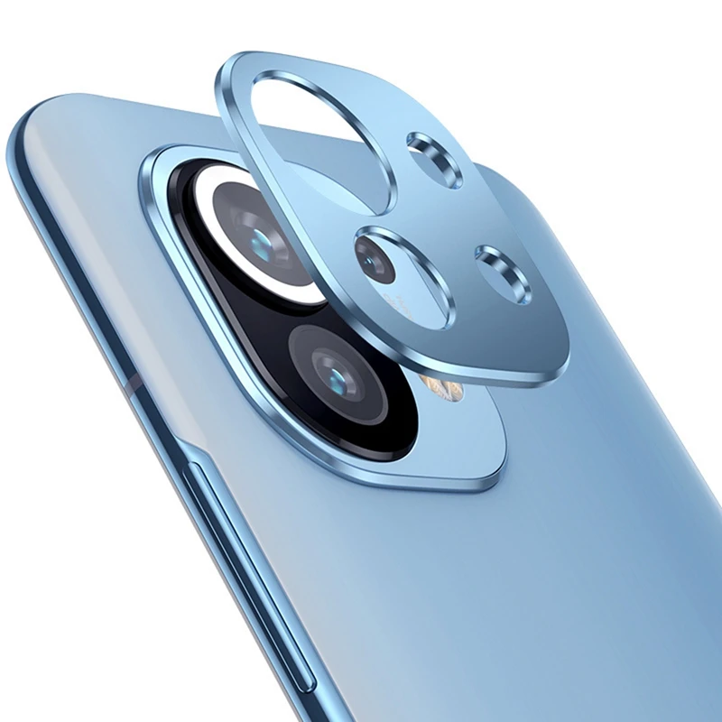 Защитная пленка для объектива камеры Xiaomi 11 из алюминиевого сплава с кольцом |